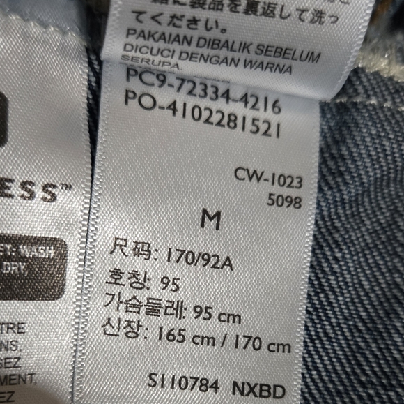 Levi's Trucker Classic Blue Denim Jean Jacket Size M - Picture 10 of 12